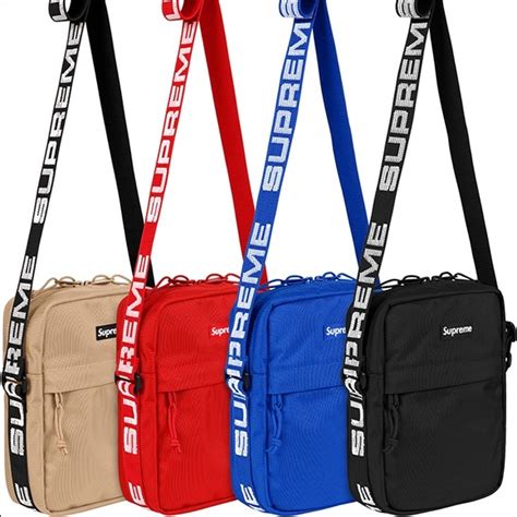 supreme travel bag fake|supreme over the shoulder bag.